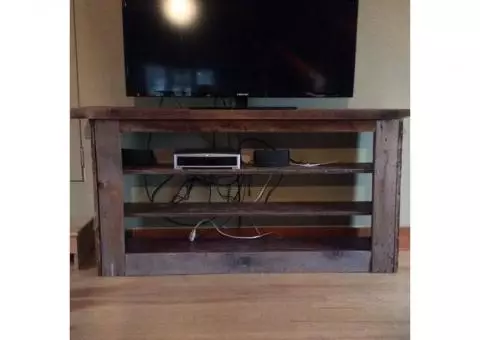 Old Wood Shelf/TV Stand