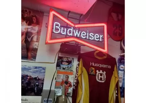 Budweiser neon sign